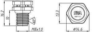 SD-M8*1.0-10透气阀（螺纹式）