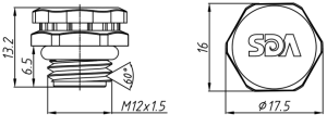 SD-M12*1.5-6透气阀（螺纹式）
