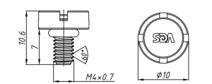 SD-M4X0.7-7-S透气阀（螺纹式）