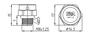 SD-M8X1.25-7透气阀（螺纹式）
