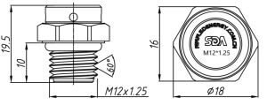 SD-M12X1.25-10-P透气阀（螺纹式）