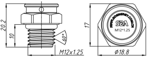 SD-M12X1.25-10-C透气阀（螺纹式）